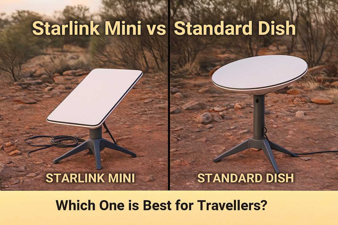 Starlink Mini vs Standard Dish – Which One is Best for Travellers?
