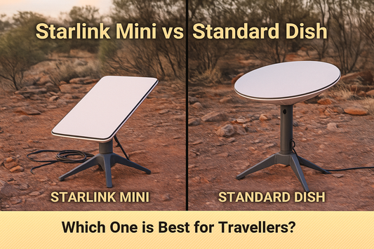 Starlink Mini vs Standard Dish – Which One is Best for Travellers?
