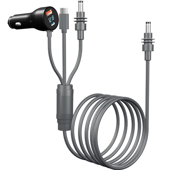 Starlink Mini 3-in-1 DC Power Cable 5.0M, USB C, DC Plug and Cig Plug