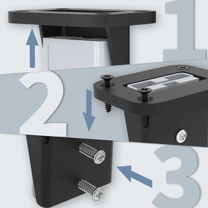 50Amp Battery Connector Kit Pair with Mounting Bracket and Cover