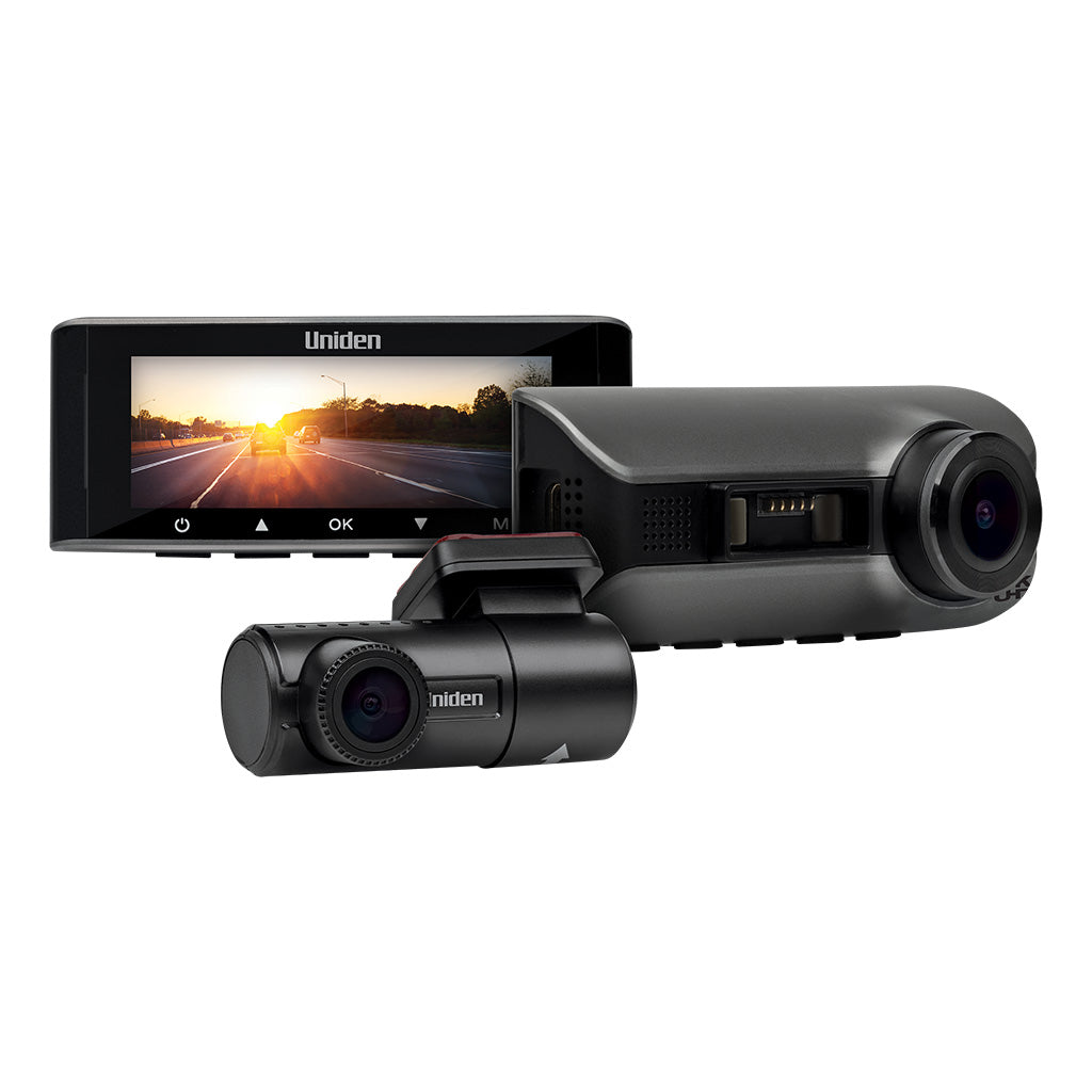 Uniden iGO CAM 90R 4K + FHD DVR WI-FI GPS DASH CAM