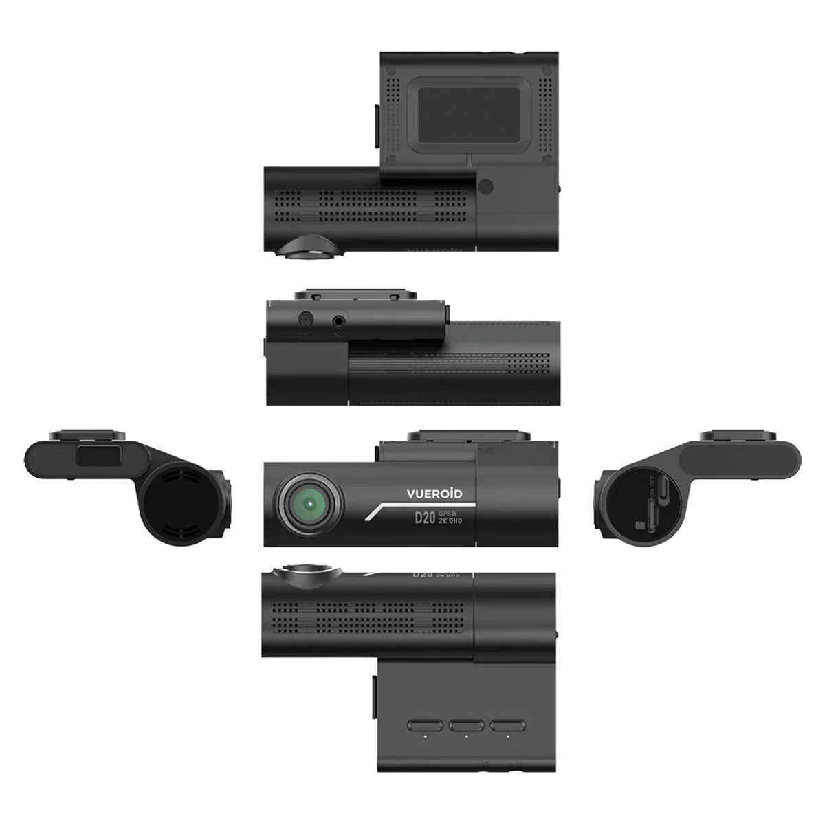 Vueroid D20-Q2 The Edge 2K (Front and Rear Cameras)