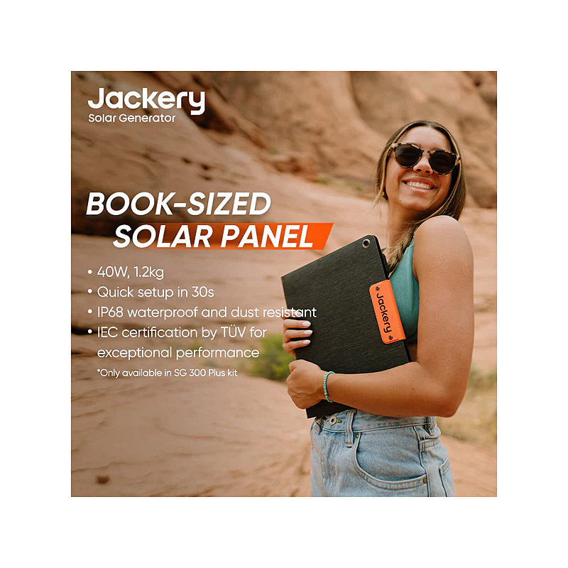 Jackery Explorer 300 Plus + 40W Solar Panel