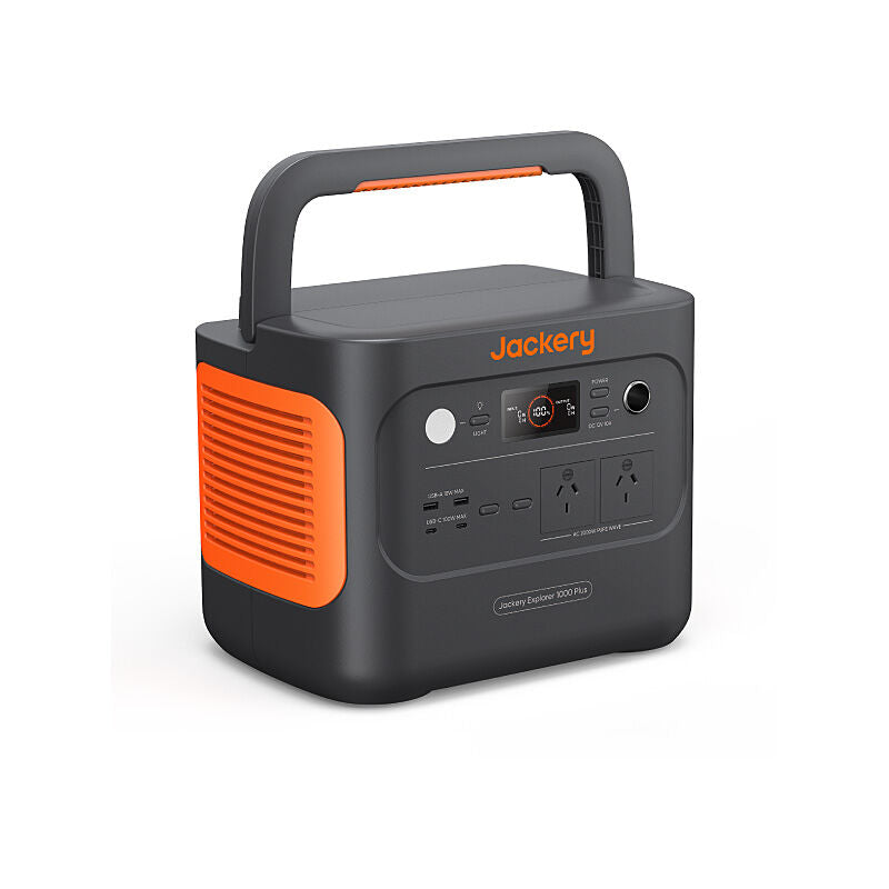Jackery Explorer 1000 Plus with BONUS Jackery SolarSaga 80W Solar Panel