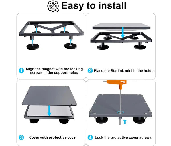 MagLock Pro - Starlink Mini Magnetic Vehicle Mount