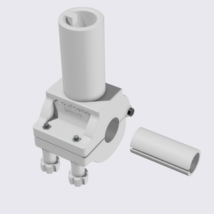 Gen 3 Starlink Marine Flat Rail Mount - 32mm / 25mm Railing