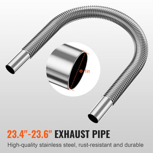 Diesel Heater Pipe Ducting Set, 3