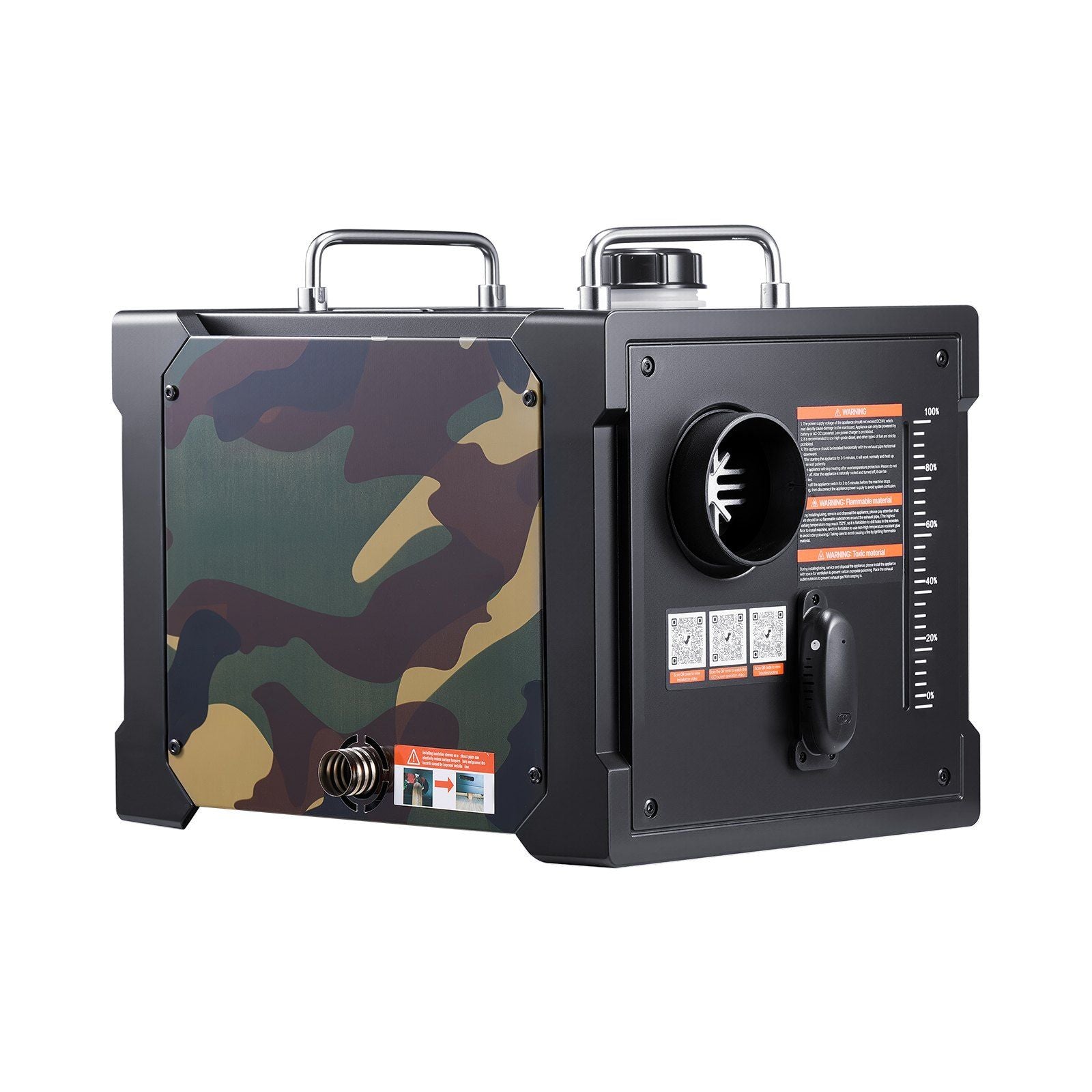 Diesel Heater, 8KW, DC 12V/24V, All in One Portable Diesel Air Heater with Bluetooth APP Control, Remote Control and LCD Screen, 7 L Fuel Tank for Trucks, Vans, RVs, Campers, and Garages
