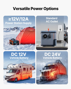 Diesel Heater, 8KW, DC 12V/24V, All in One Portable Diesel Air Heater with Bluetooth APP Control, Remote Control and LCD Screen, 5 L Fuel Tank for Trucks, Vans, RVs, Campers, and Garages