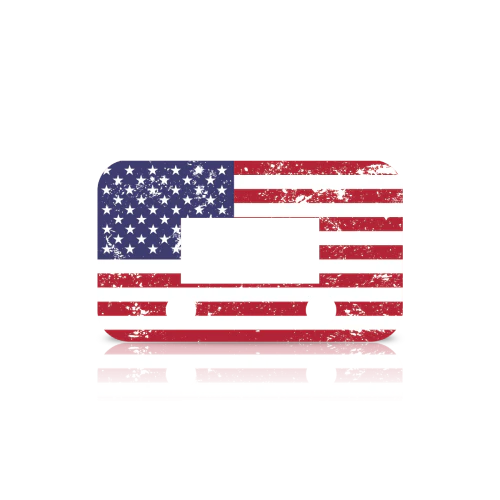 EVC Faceplate: USA Flag - Grunge