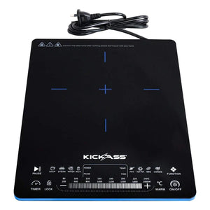 KickAss QuickFire 2000W Portable Induction Cooktop For Camping