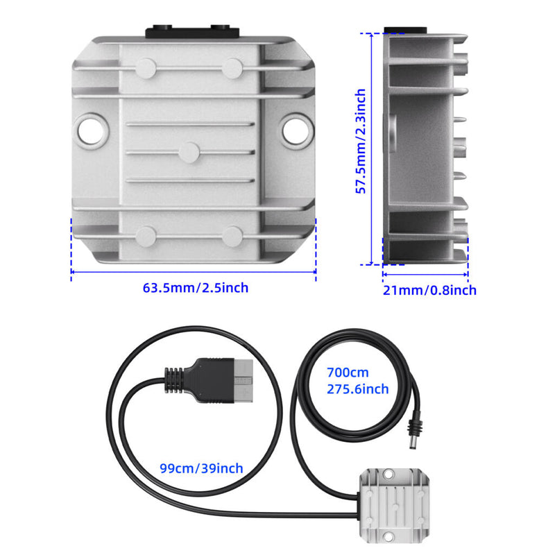 Starlink Mini 12 Volt to 30 Volt Power Supply with Anderson Plug