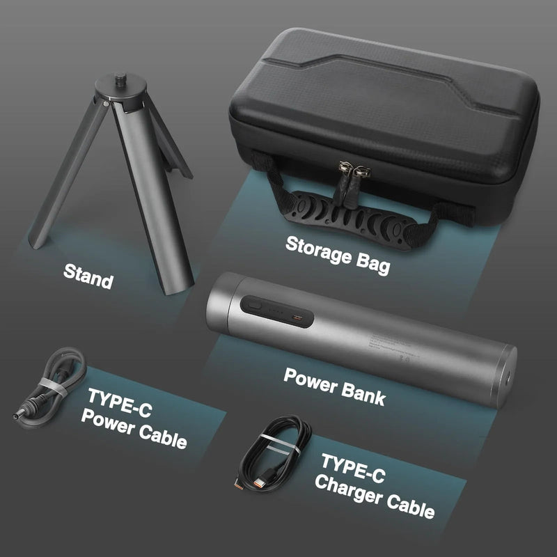 Starlink Mini Battery Mount — 39,000mAh Aluminium Alloy Power Handle