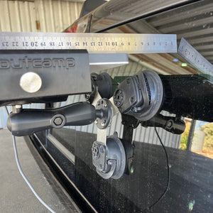 Starlink Mini Adjustable Arm Rear Window Suction Mount |Dual Cab Ute and Wagon