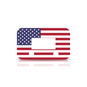 EVC Faceplate: USA Flag